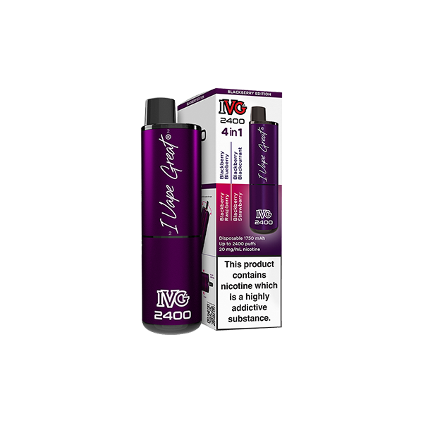 20mg IVG 2400 Disposable Vapes 2400 Puffs - 4 in 1 Multi-Edition