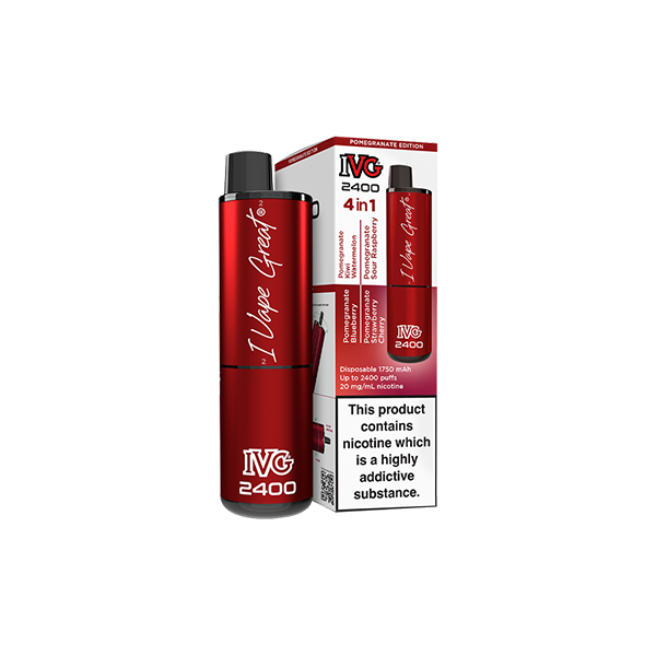 20mg IVG 2400 Disposable Vapes 2400 Puffs - 4 in 1 Multi-Edition