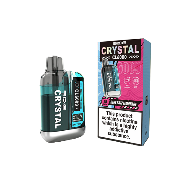 20mg SKE Crystal CL6000 Disposable 6000 Puffs