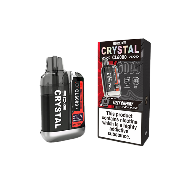 20mg SKE Crystal CL6000 Disposable 6000 Puffs