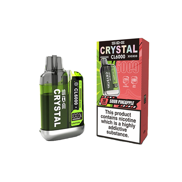 20mg SKE Crystal CL6000 Disposable 6000 Puffs