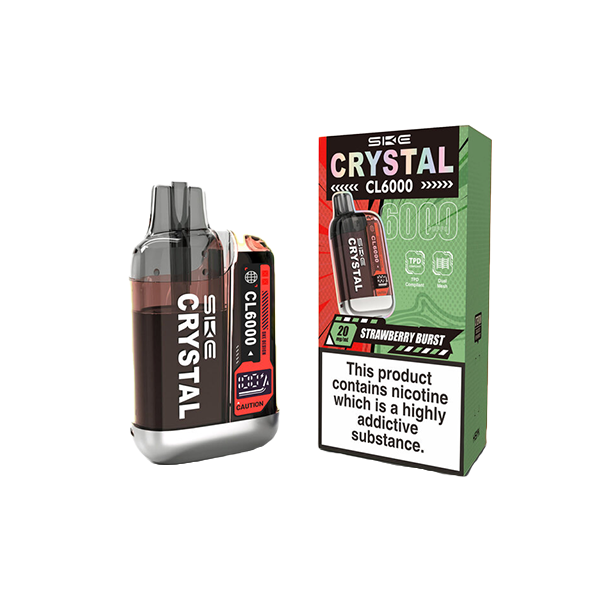 20mg SKE Crystal CL6000 Disposable 6000 Puffs