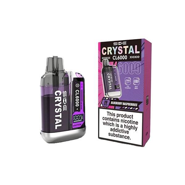 20mg SKE Crystal CL6000 Disposable 6000 Puffs