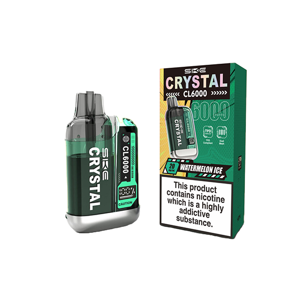 20mg SKE Crystal CL6000 Disposable 6000 Puffs